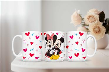 Mickey and Minnie in Love